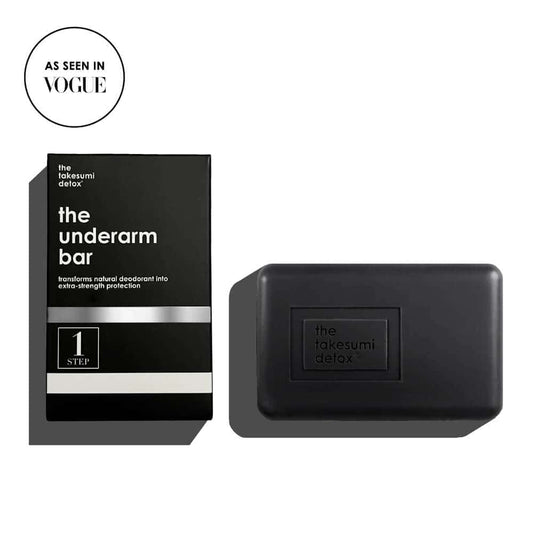 Kaia Naturals Underarm Bar charcoal apple cider vinegar in-shower bar for body odor as seen in Vogue Elle Glamour